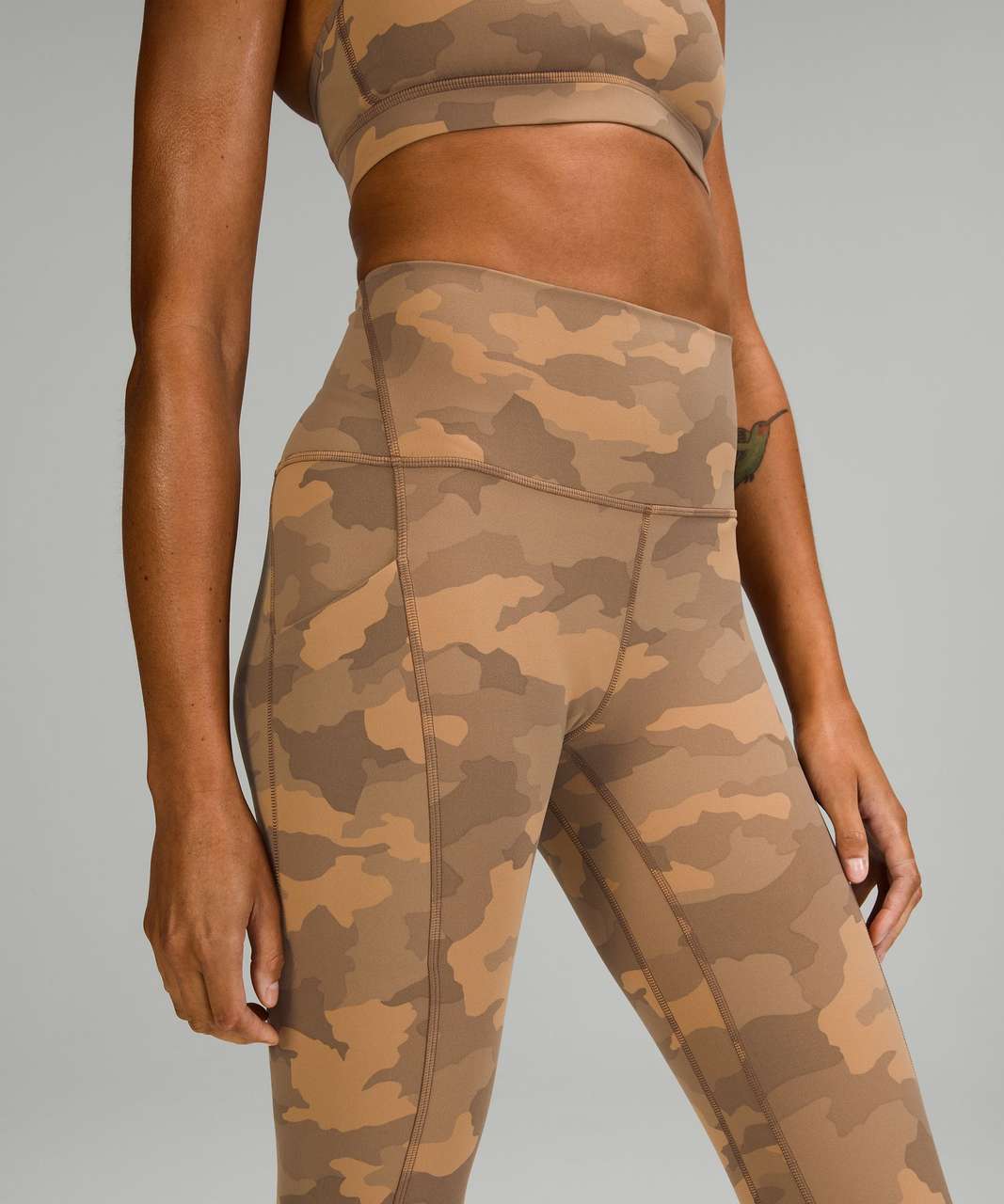 NWT Lululemon Align Pant Size 6 Heritage 365 Camo Green Twill Multi 25”  RARE!