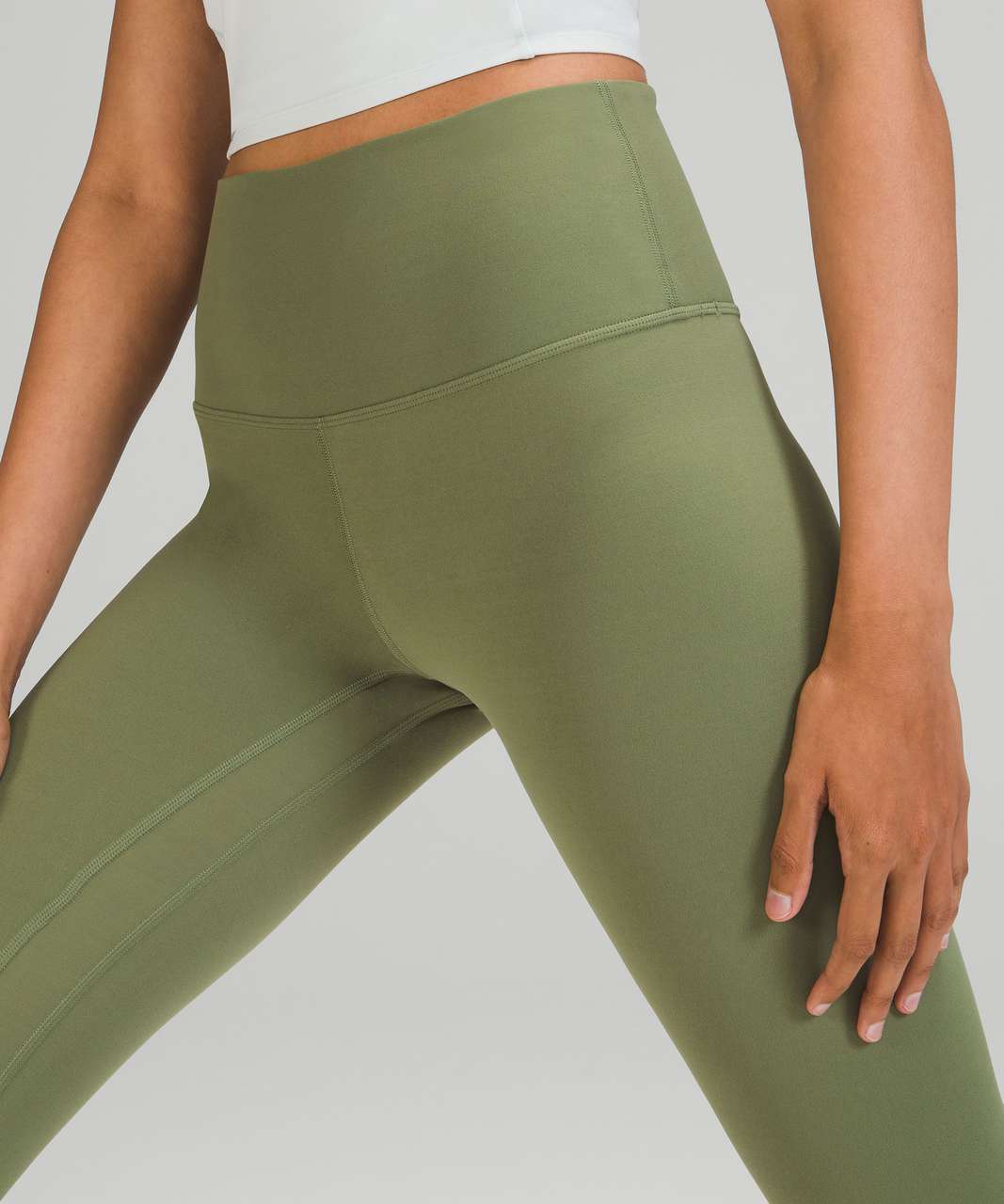 ❤️ NWT Lululemon Align HR Crop 23 Size 6 Rainforest Green Nulu Yoga Tights  RARE