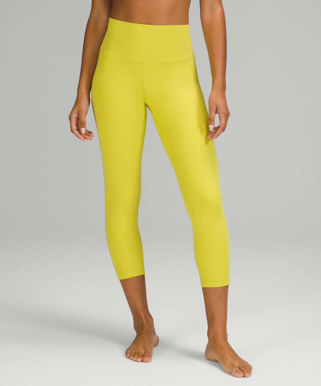 Lululemon Align High-Rise Crop 17 - Kohlrabi Green - lulu fanatics