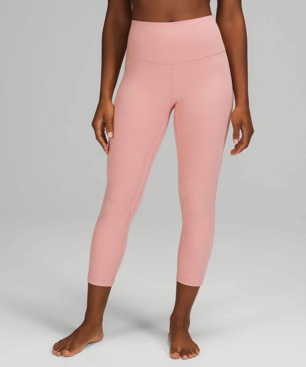 Lululemon Align High-Rise Crop 23 - Pink Puff - lulu fanatics