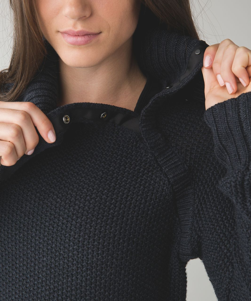 Lululemon Passage To Prana Sweater - Heathered Black