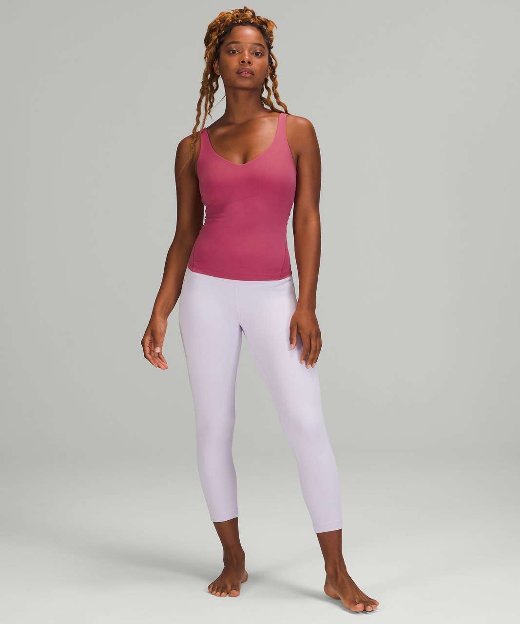 Lululemon Align Waist-Length Tank Top - Pink Lychee