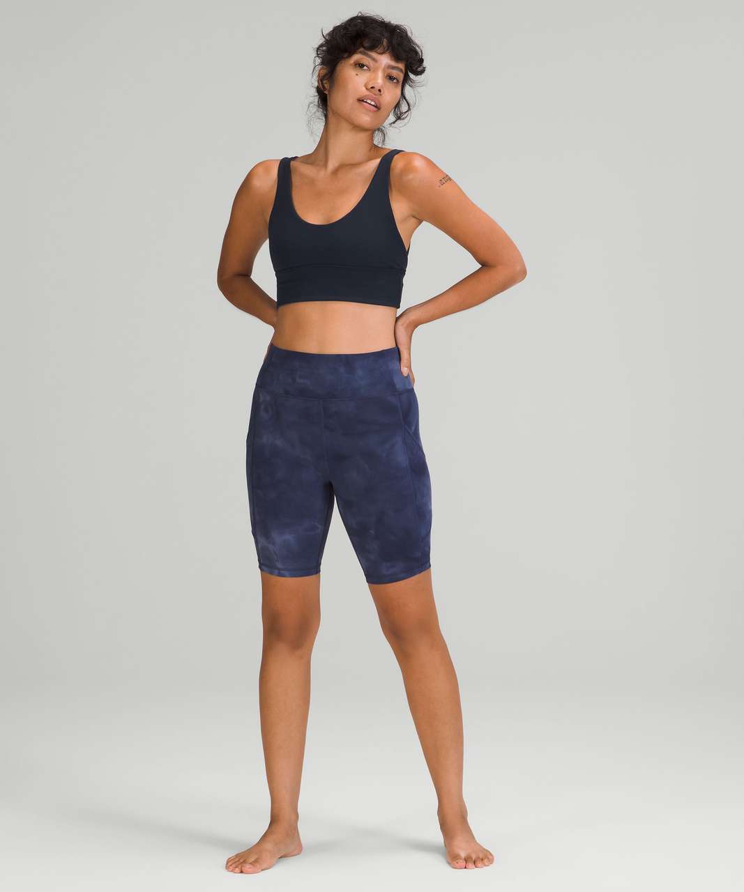 Lululemon Align Reversible Bra *Light Support, A/B Cup - True Navy / Iron  Blue - lulu fanatics