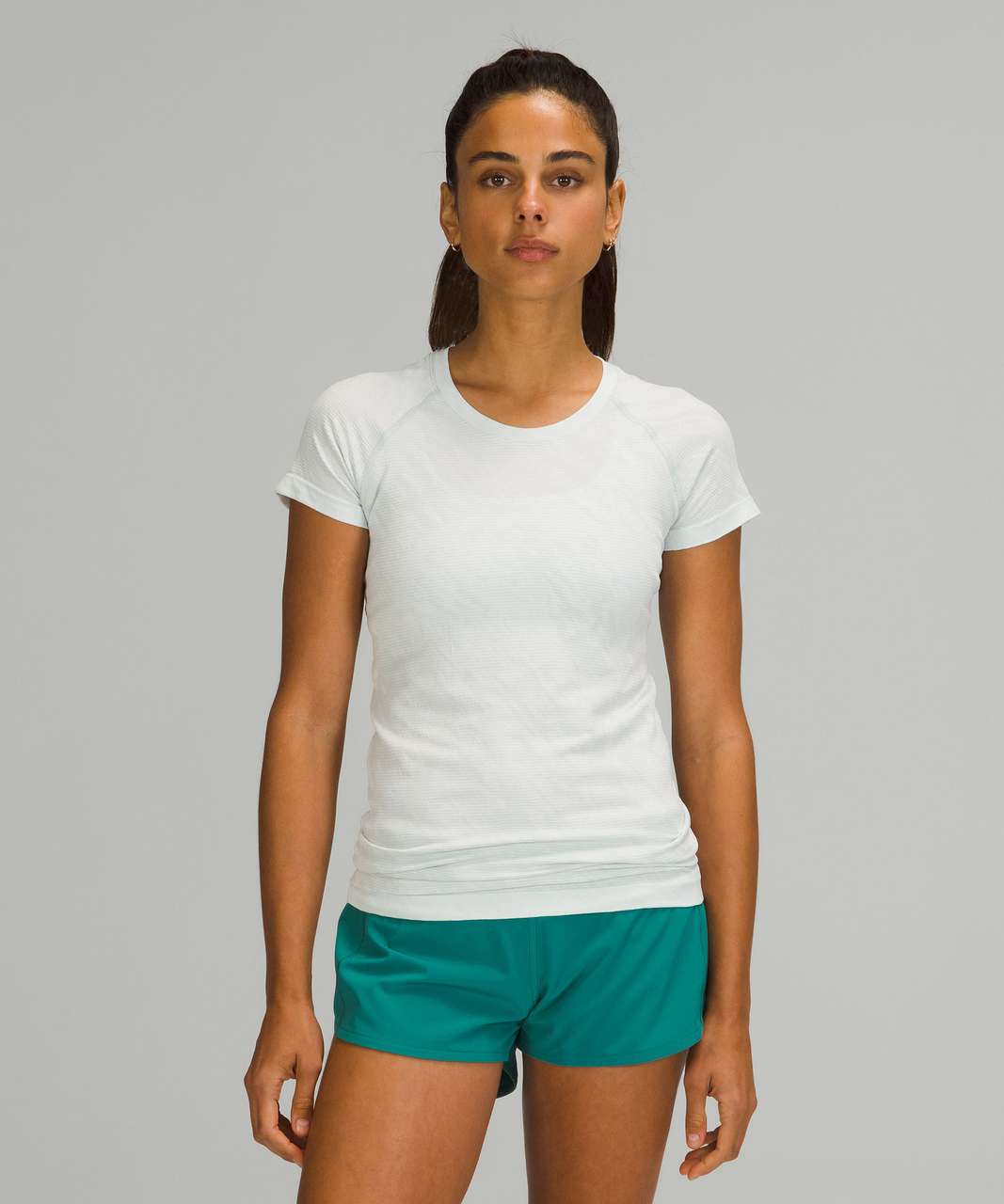 lululemon ZEROED IN SHORT SLEEVE - Sports T-shirt - white - Zalando.de