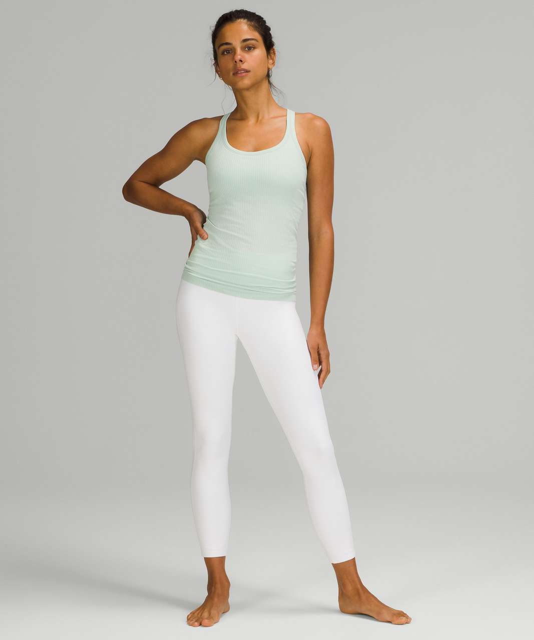 Lululemon Ebb to Street Bodysuit *Light Support, B/C Cups - White - lulu  fanatics