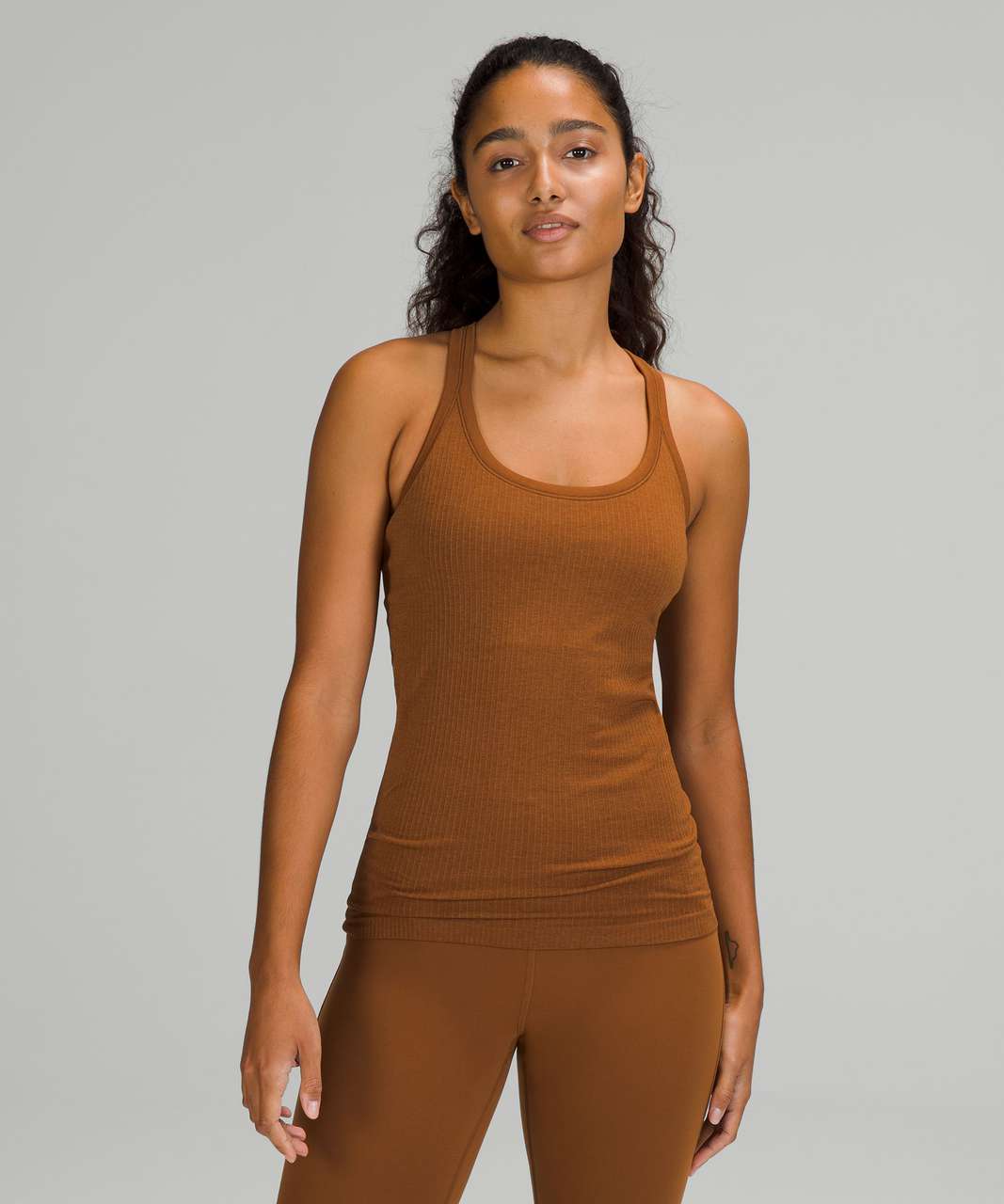 Lululemon Ebb to Street Shelf Bra Tank Top *Light Support - Copper