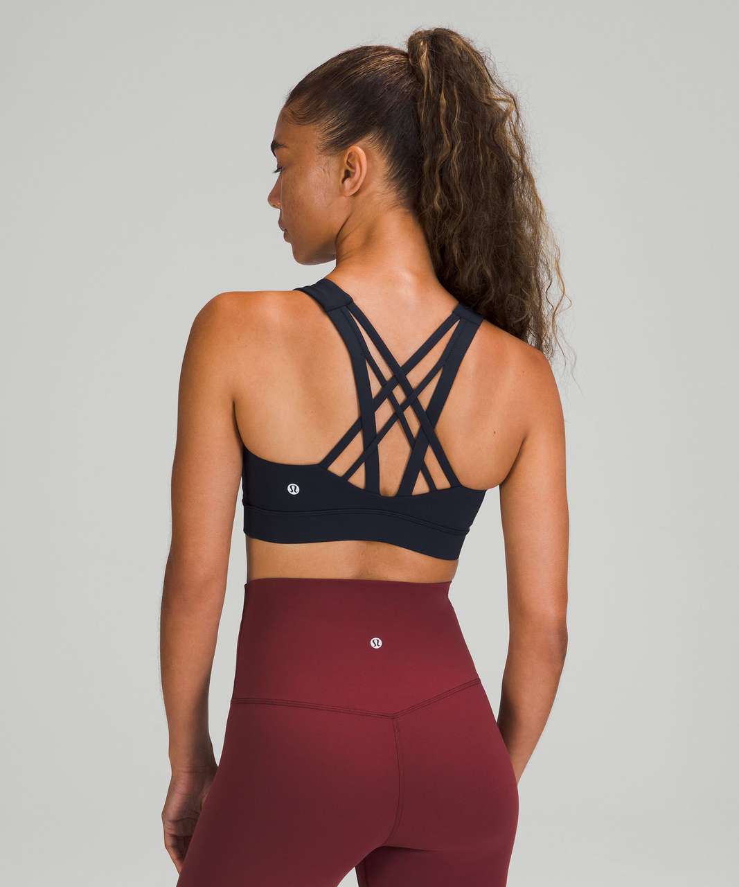 Strappy Cross Back Sport Bra