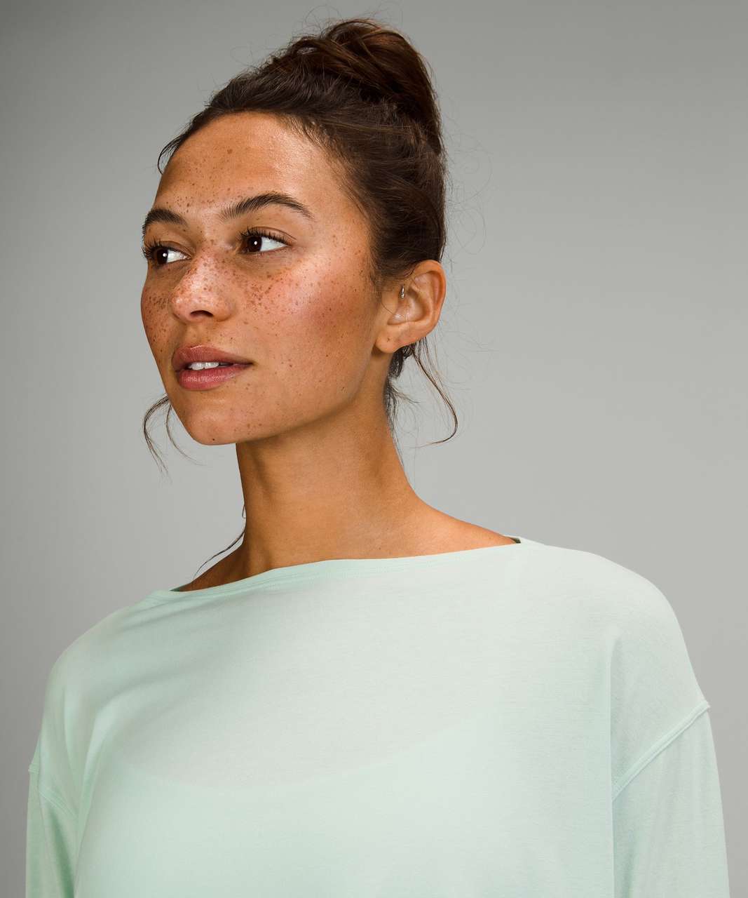 Lululemon Back In Action Long Sleeve Shirt - Delicate Mint