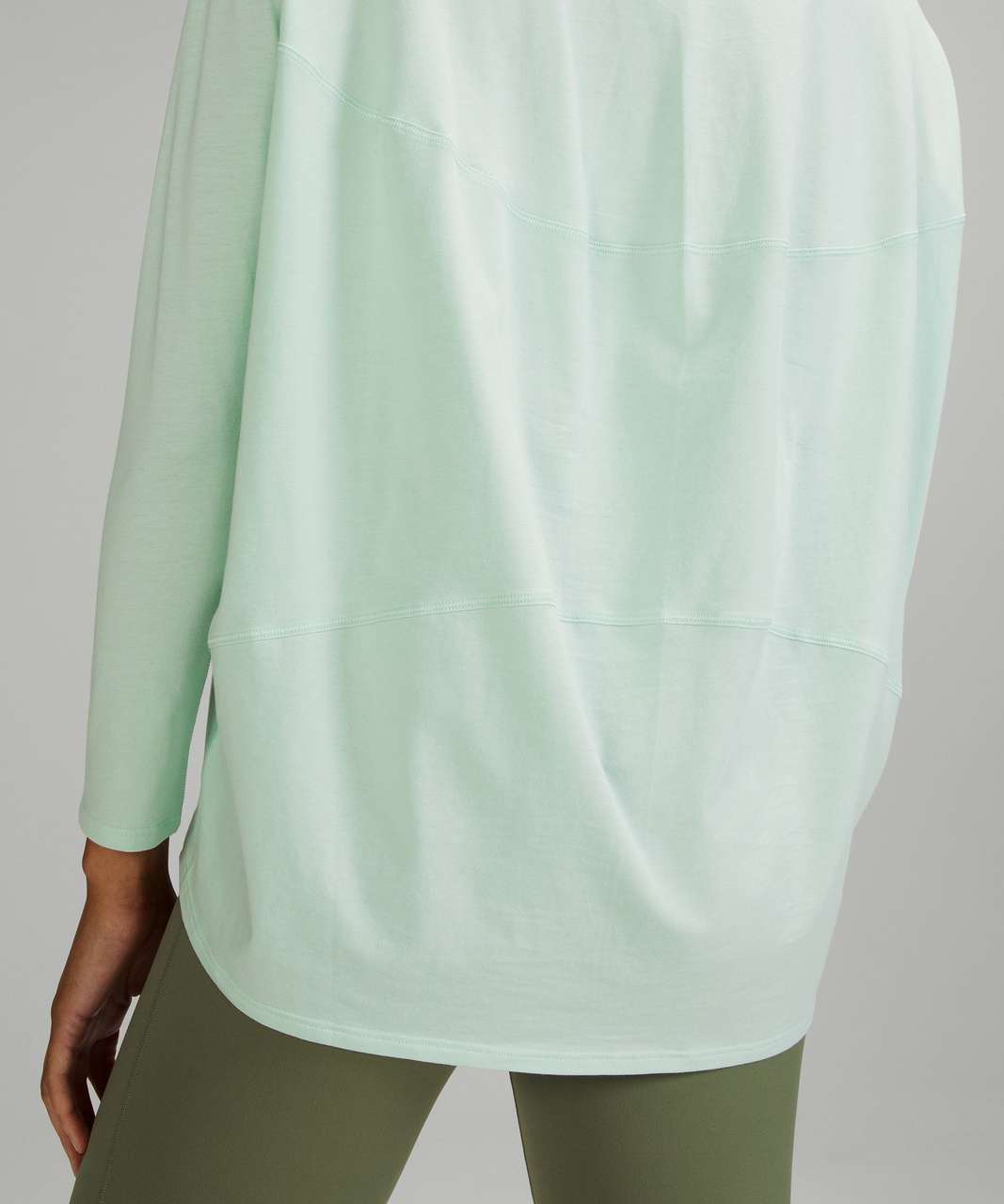 Lululemon Back In Action Long Sleeve Shirt - Delicate Mint