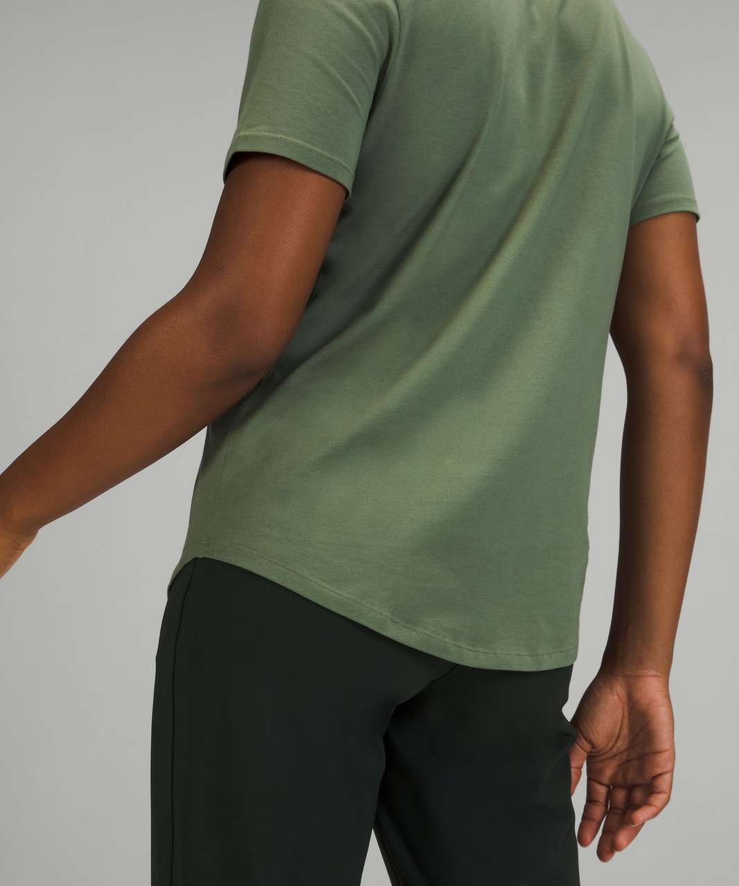 Lululemon Love Crew Short Sleeve T-Shirt - Green Twill - lulu fanatics