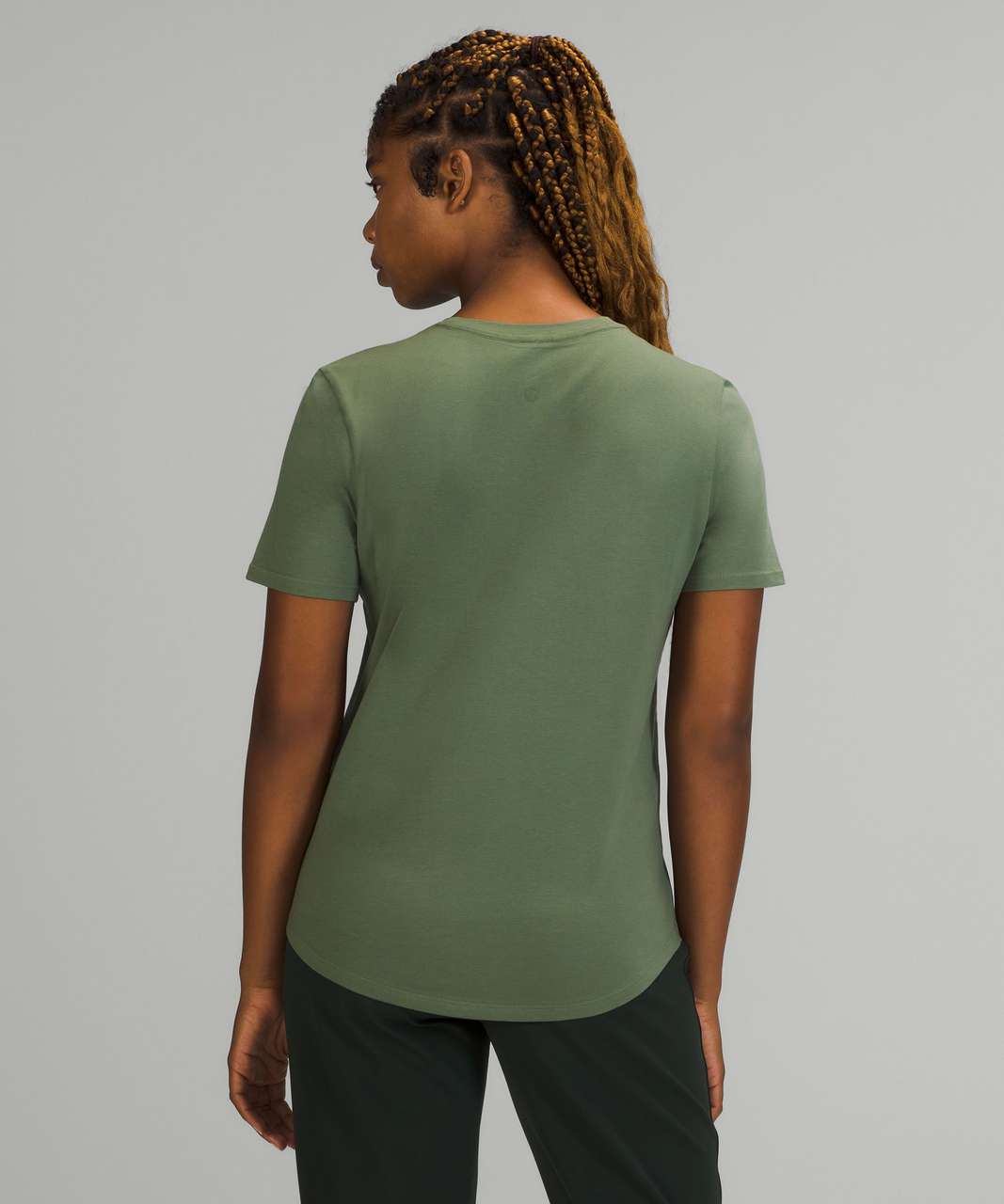 Lululemon Love Crew Short Sleeve T-Shirt - Green Twill