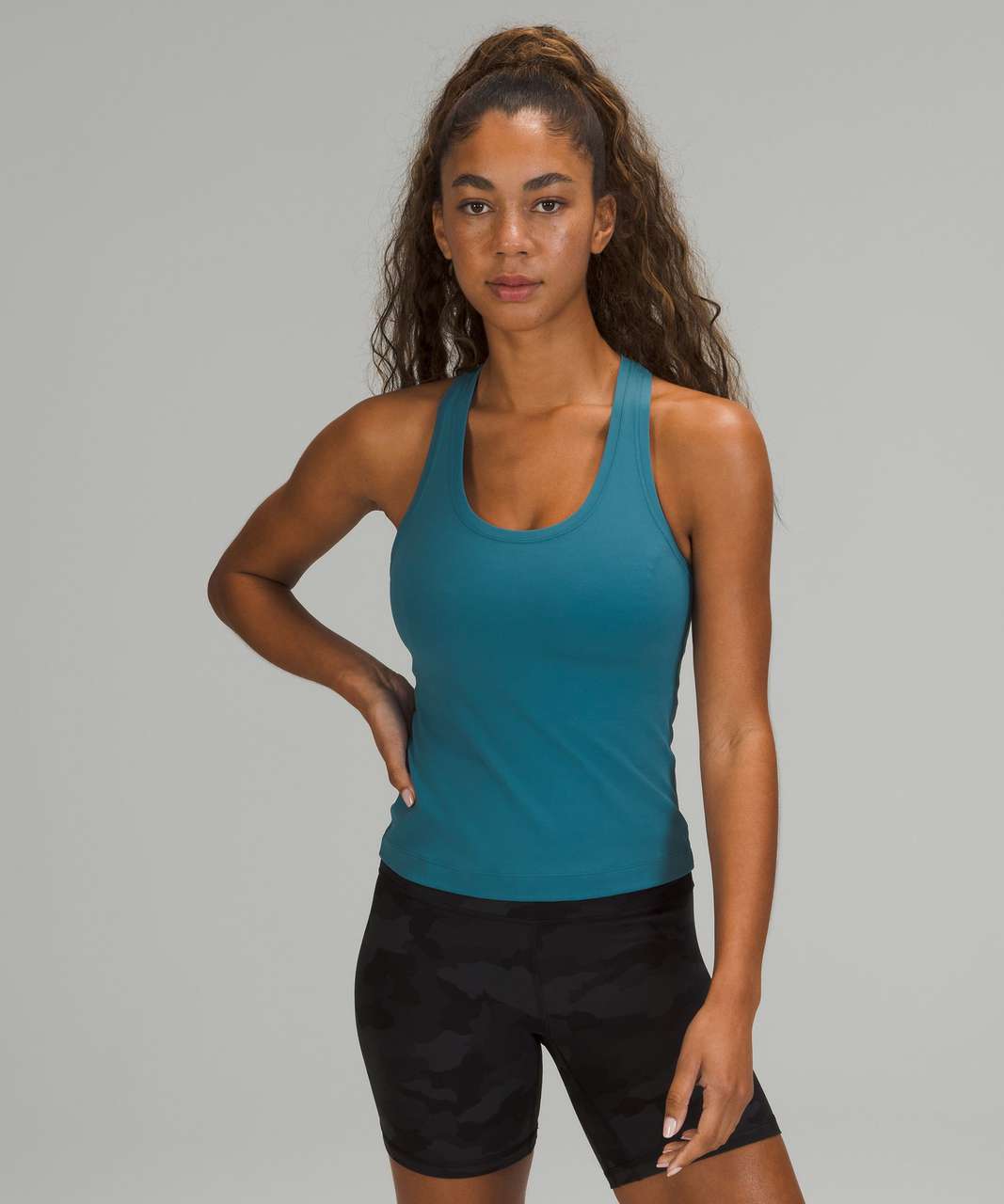 Lululemon Cool Racerback Short Tank Top *Nulu - Blue Nile - lulu