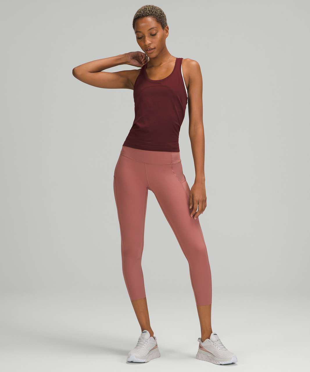 InStill Tank Top, Red Merlot