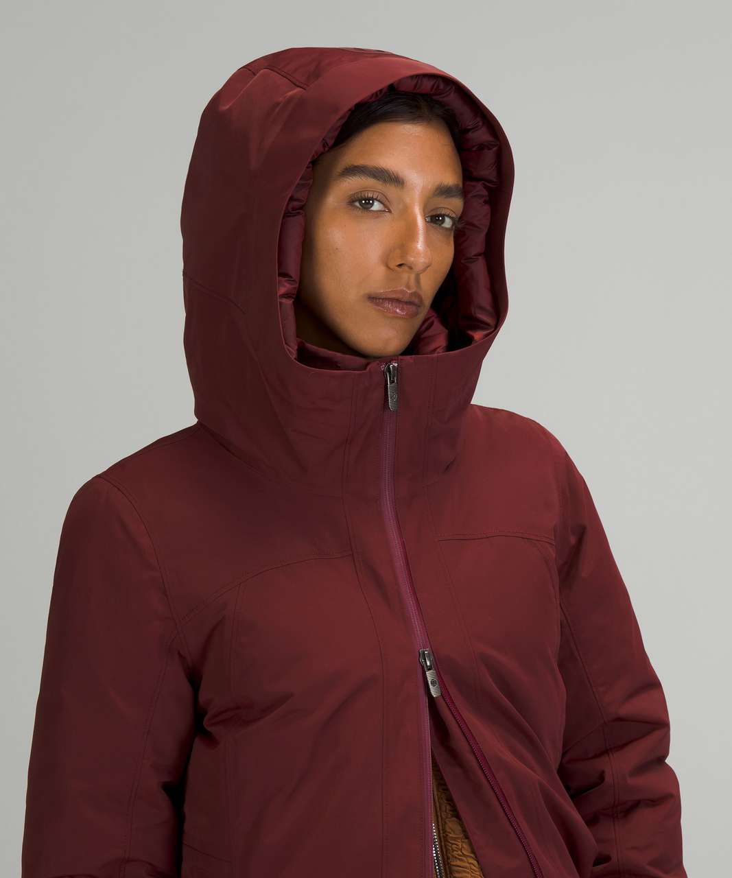 Lululemon Snow Warrior Parka - Red Merlot