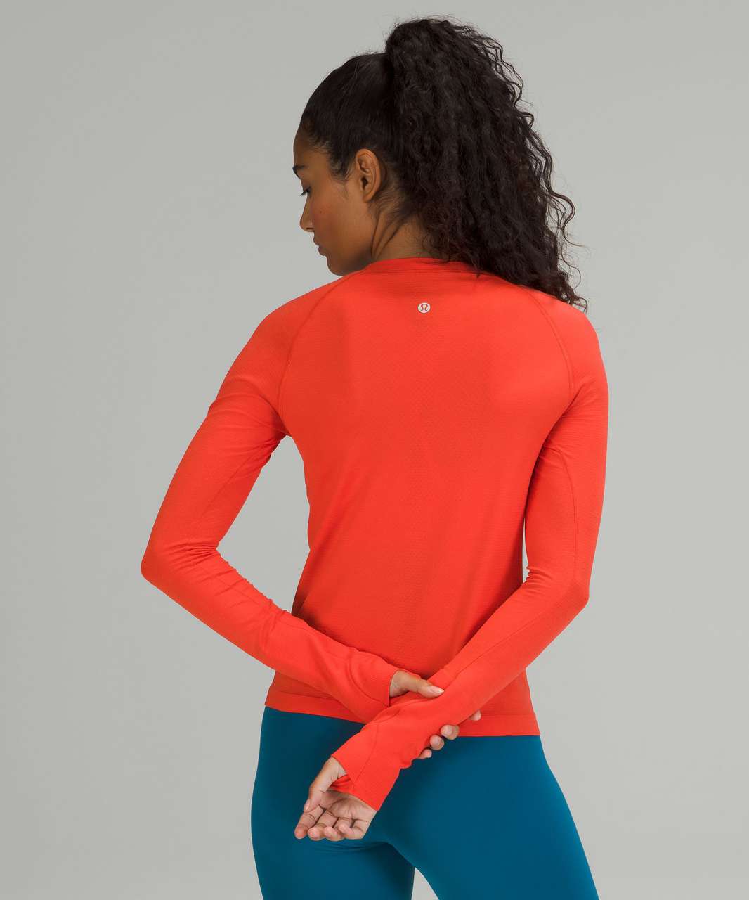 Lululemon Swiftly Tech Long Sleeve Shirt 2.0 *Race Length - Autumn Red /  Autumn Red - lulu fanatics