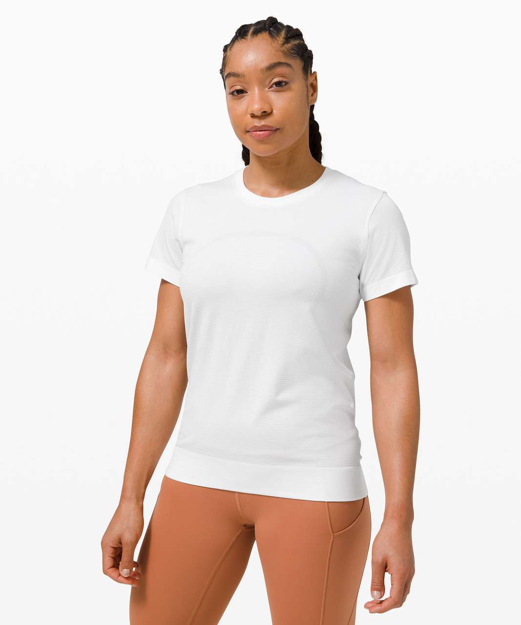 Lululemon Swiftly Breathe Relaxed-Fit Short Sleeve Shirt White