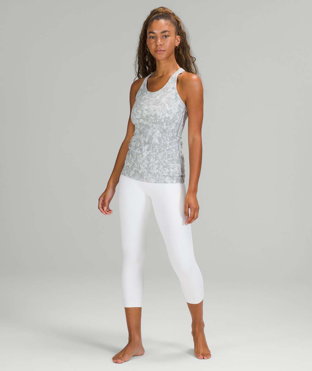 Lululemon Cool Racerback *Luxtreme - Incognito Camo Jacquard Alpine White  Starlight - lulu fanatics