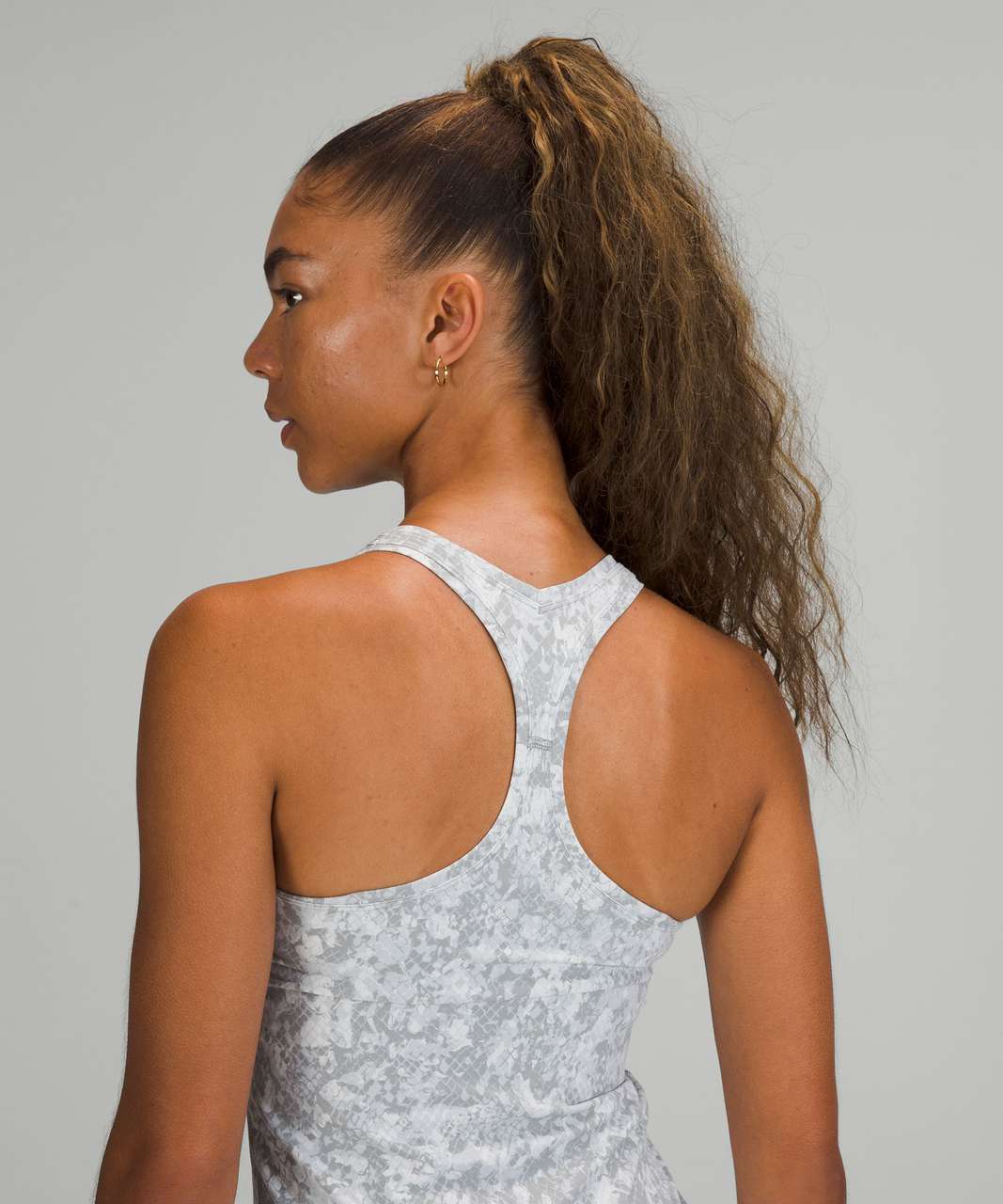 Lululemon Cool Racerback II - Luon Spray Jacquard White Black (First  Release) - lulu fanatics