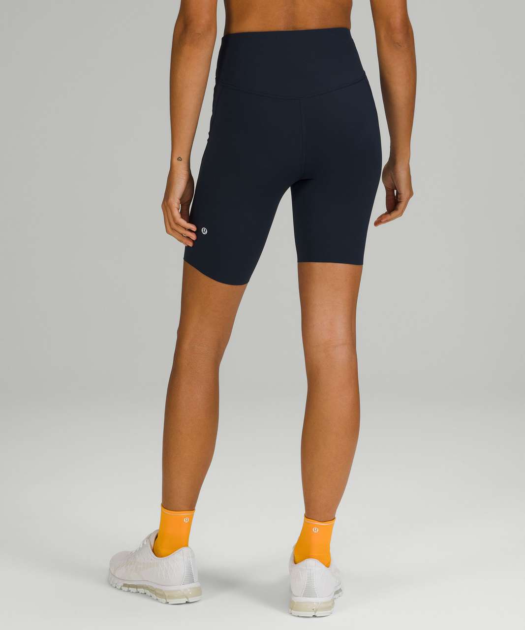 Lululemon Base Pace High-Rise Short 8 - True Navy - lulu fanatics