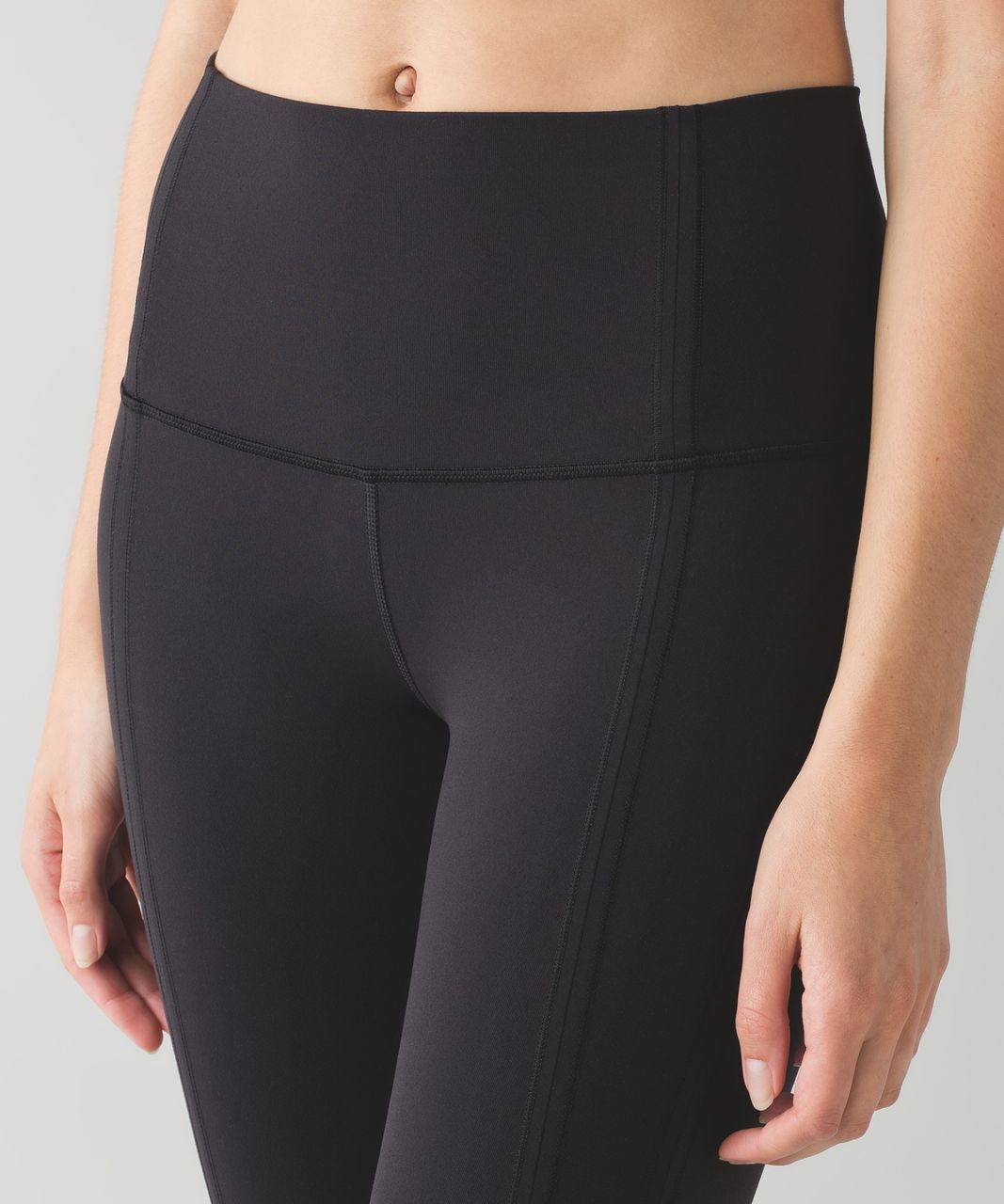 Lululemon Wunder Under Crop (Hi-Rise) (Peek) - Black