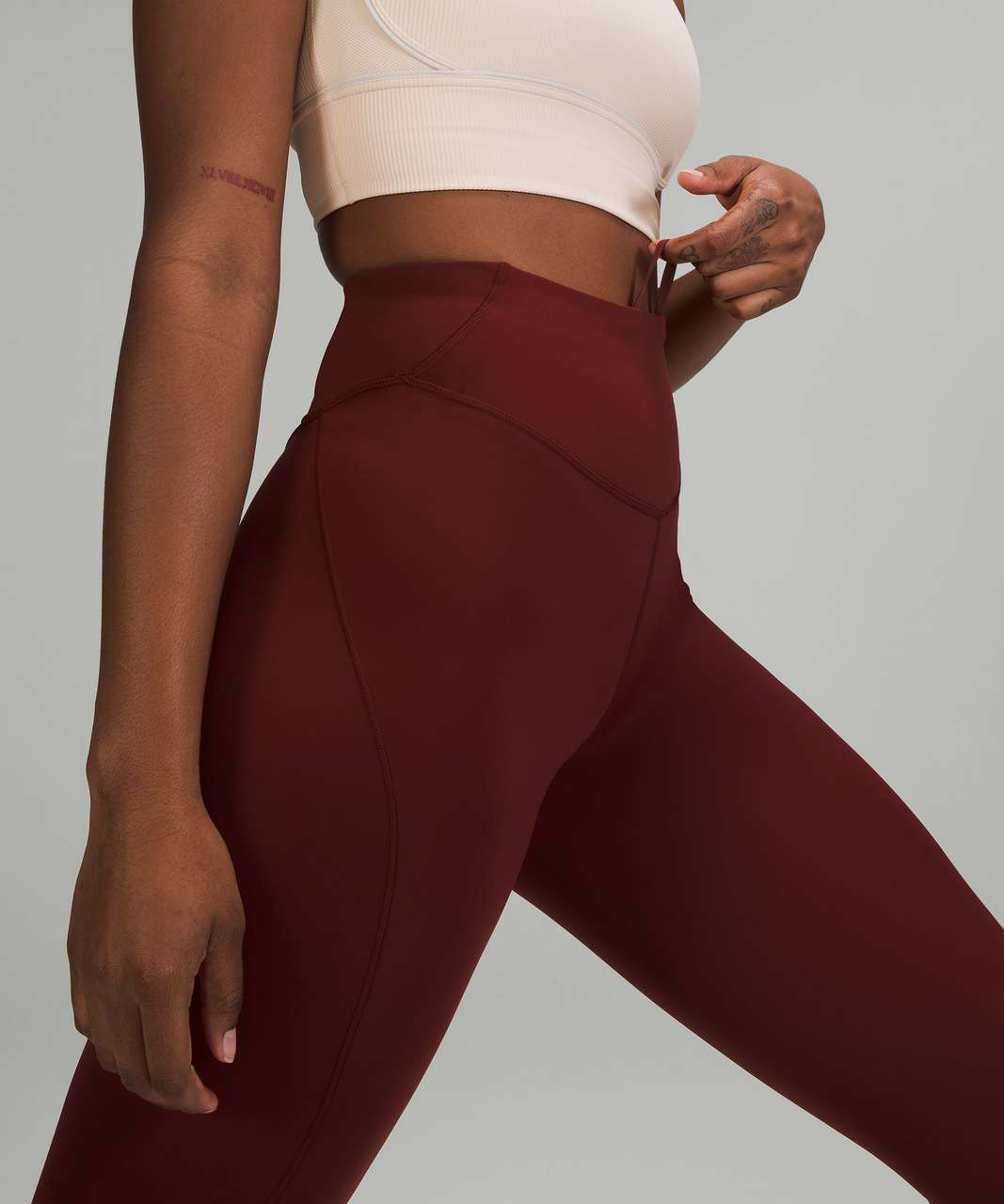 Lululemon Base Pace High-Rise Tight 31 - Red Merlot - lulu fanatics