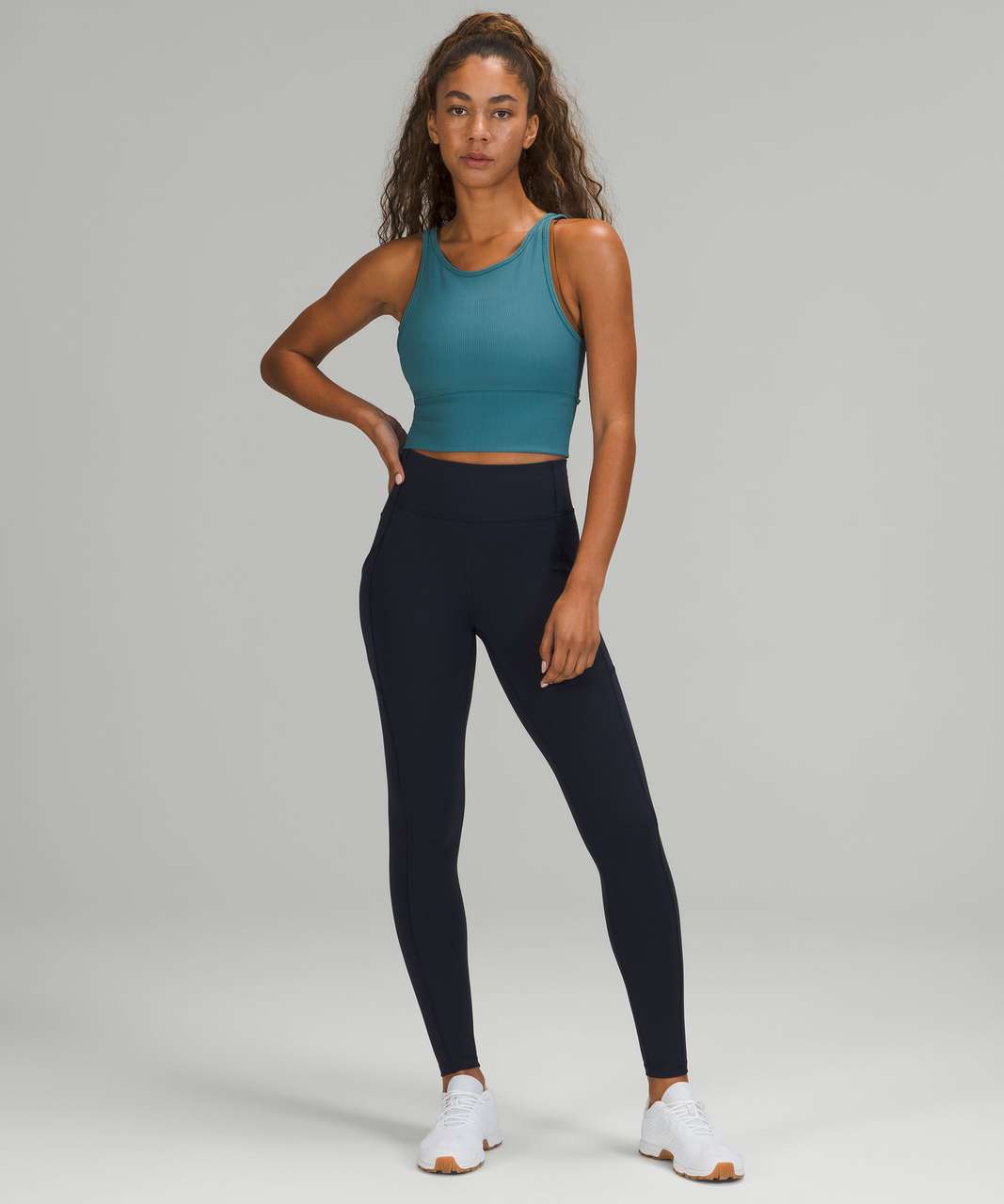 Lululemon Power Pivot Tank Top *Rib - Capture Blue