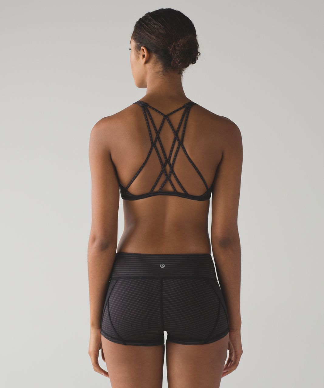 Lululemon Free To Be Zen Bra (Silver) - Black - lulu fanatics