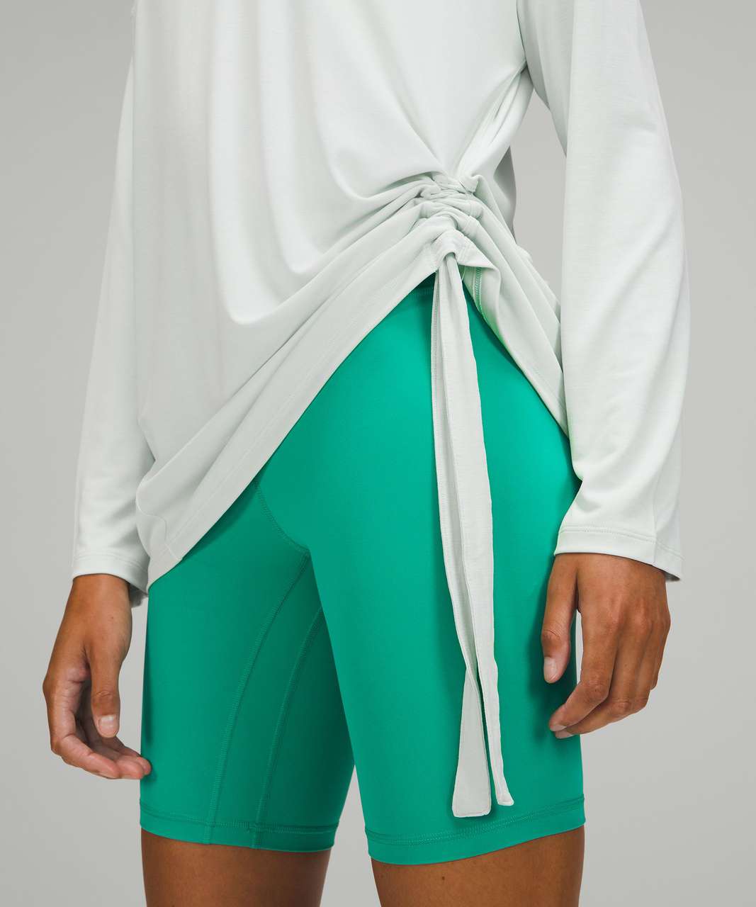 Lululemon Side Cinch Long Sleeve Crew - Ocean Air