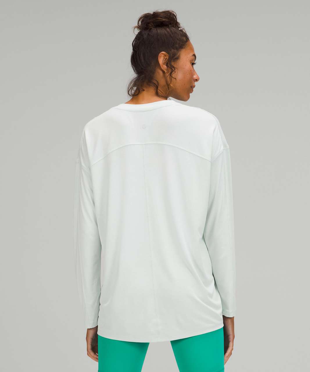 Lululemon Side Cinch Long Sleeve Crew - Ocean Air - lulu fanatics