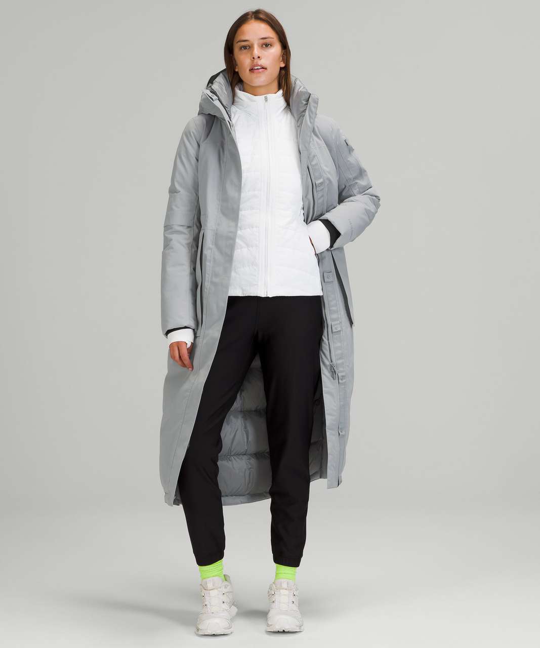 Lululemon Winter Warrior Long Parka - Rhino Grey