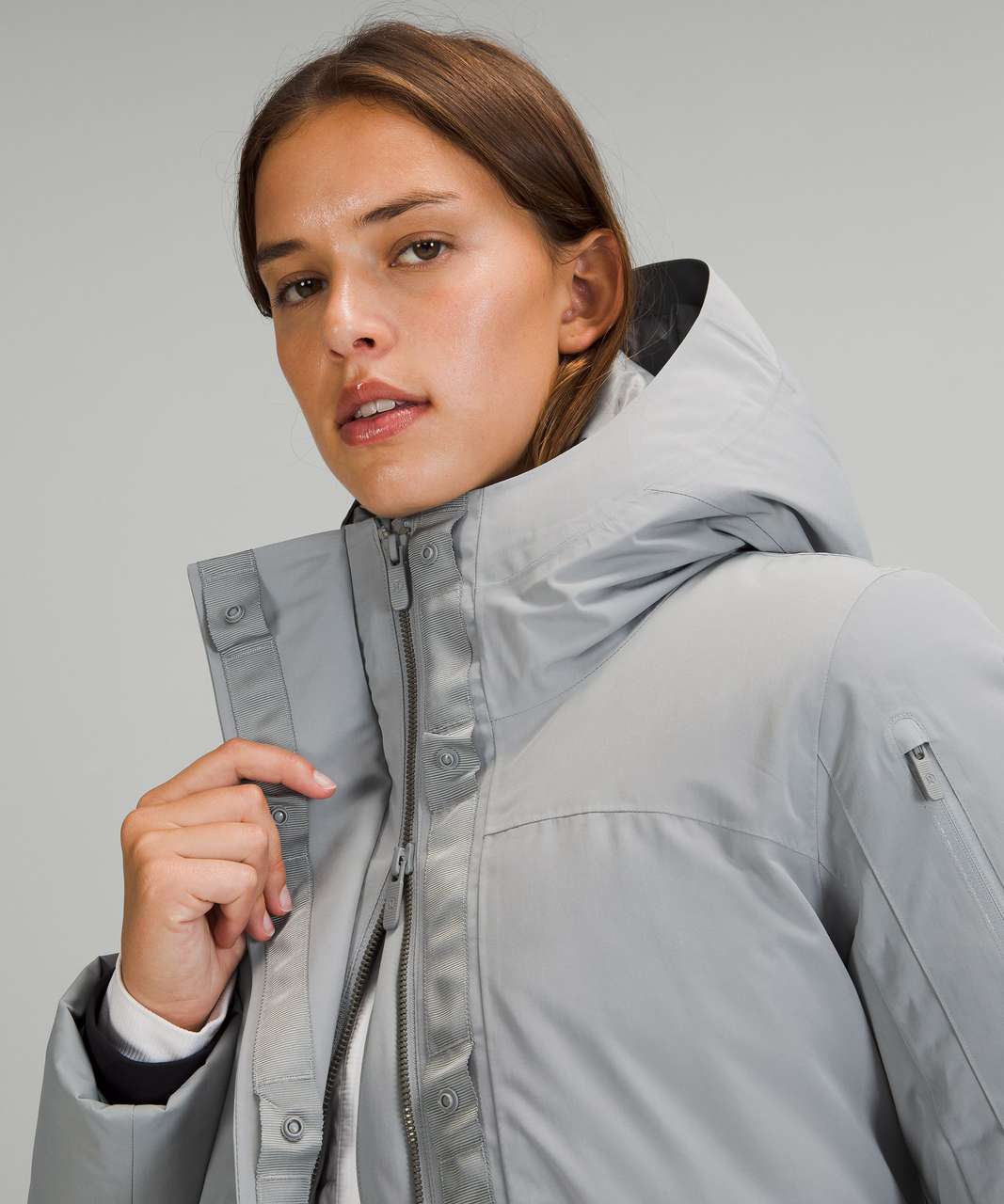 Lululemon Winter Warrior Long Parka - Rhino Grey - lulu fanatics