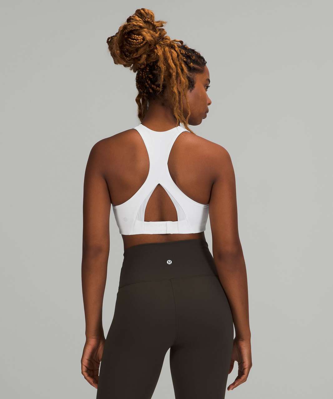 LIKE NEW! Lululemon Invigorate White Sports Racerback Bra