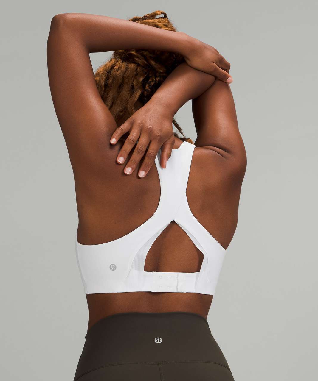 LIKE NEW! Lululemon Invigorate White Sports Racerback Bra