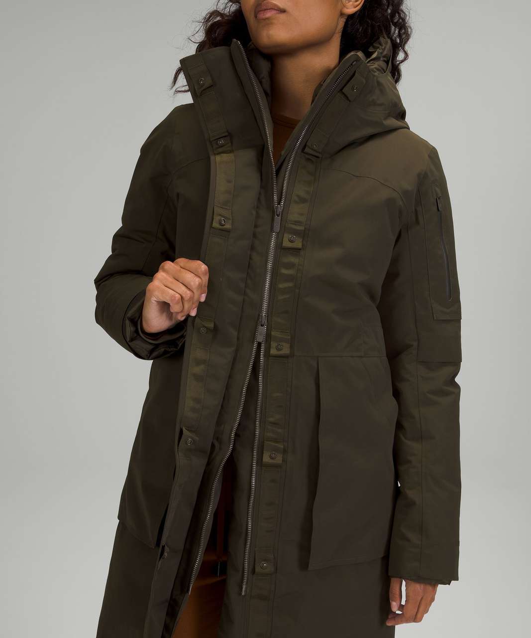 Lululemon Winter Warrior 3-in-1 Parka - Dark Olive