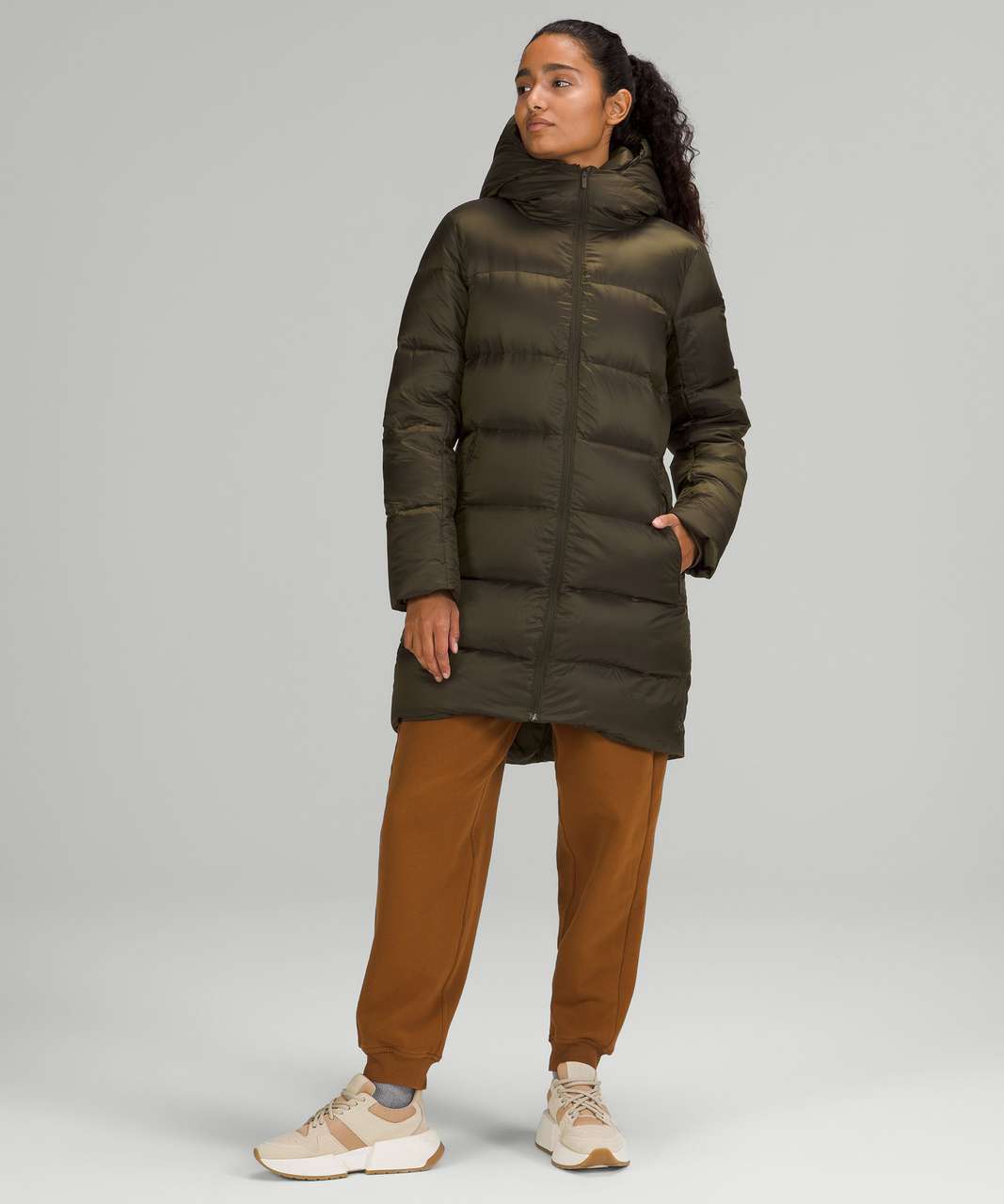 Lululemon Winter Warrior 3-in-1 Parka - Dark Olive - lulu fanatics