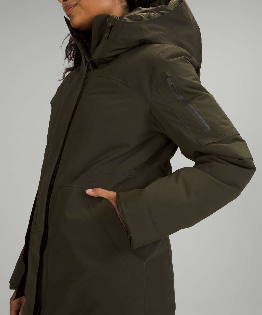 Lululemon Winter Warrior 3-in-1 Parka - Dark Olive - lulu fanatics