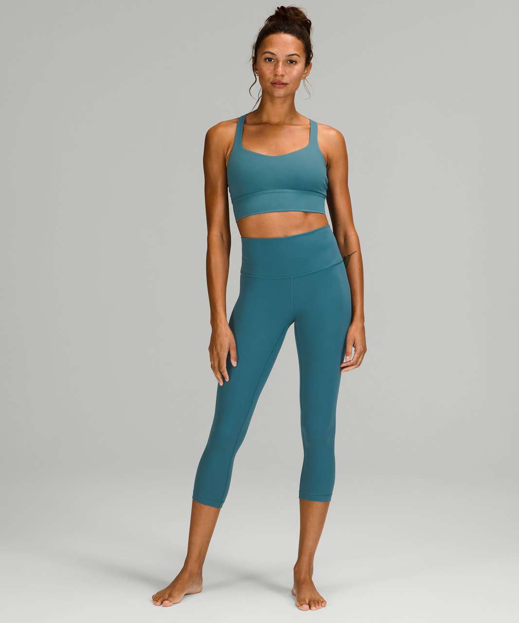 Lululemon Wunder Under High-Rise Crop 21 *Luxtreme - Capture Blue