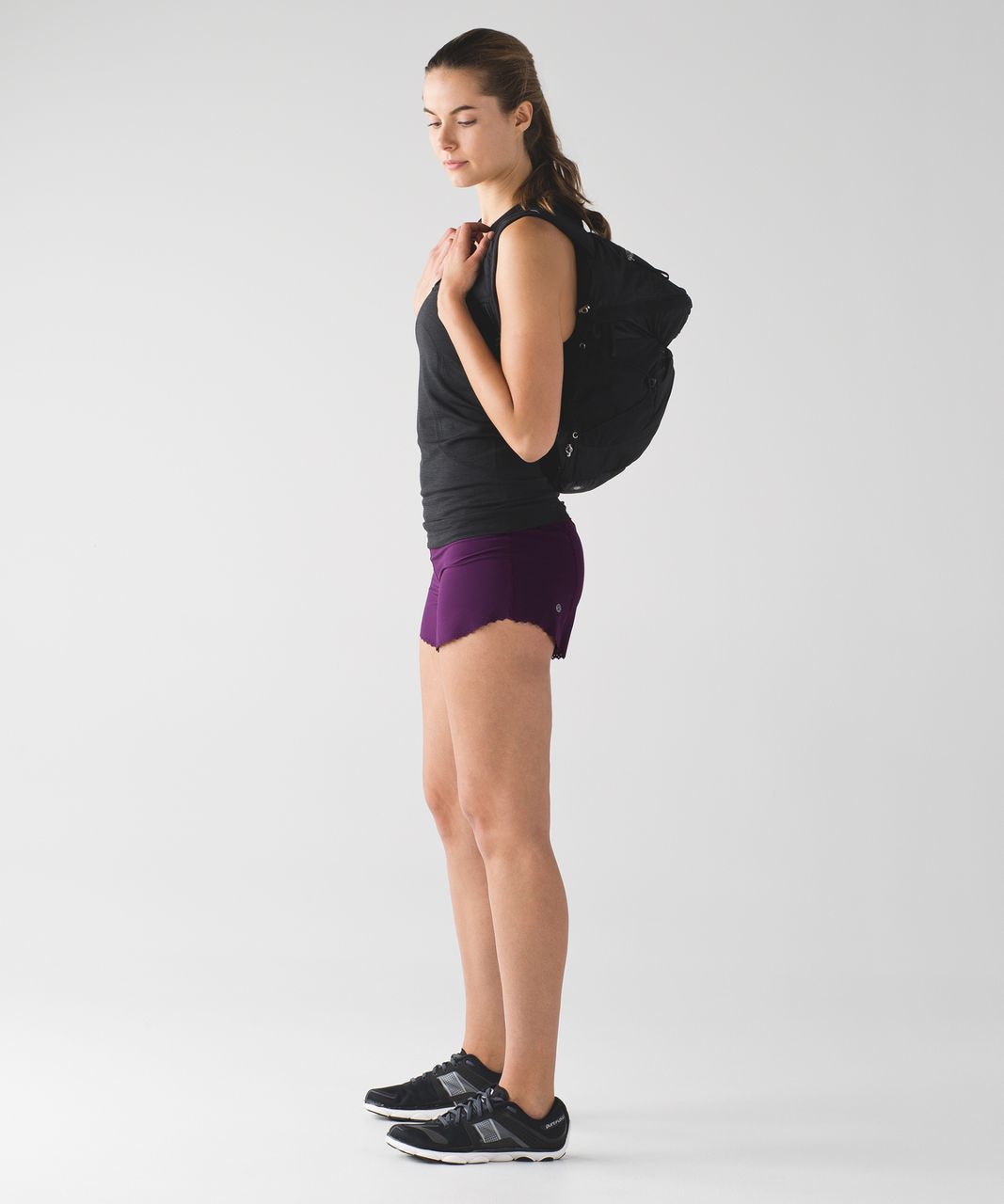 Lululemon Fast As Light Short - Darkest Magenta