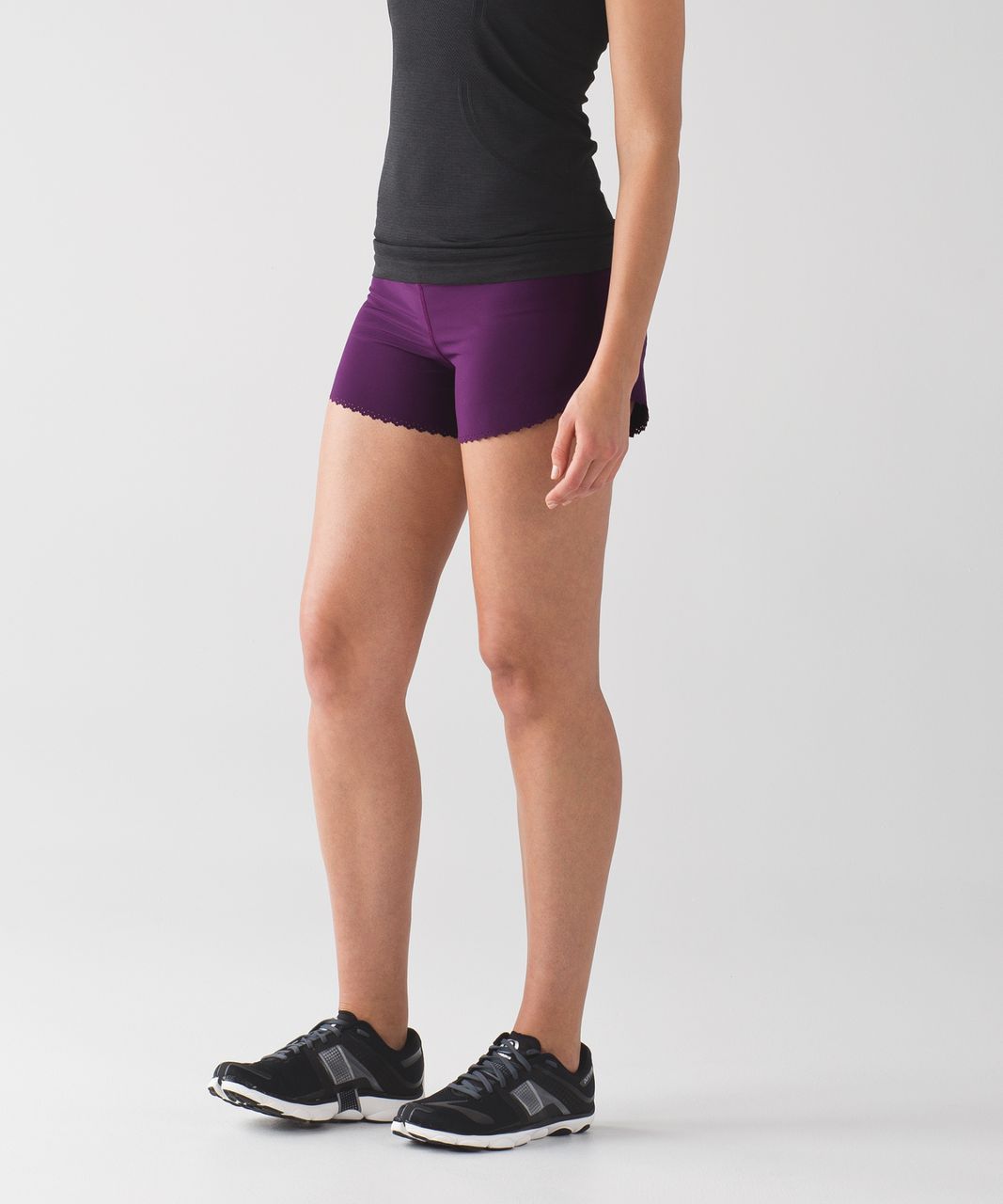 Lululemon Fast As Light Short - Darkest Magenta