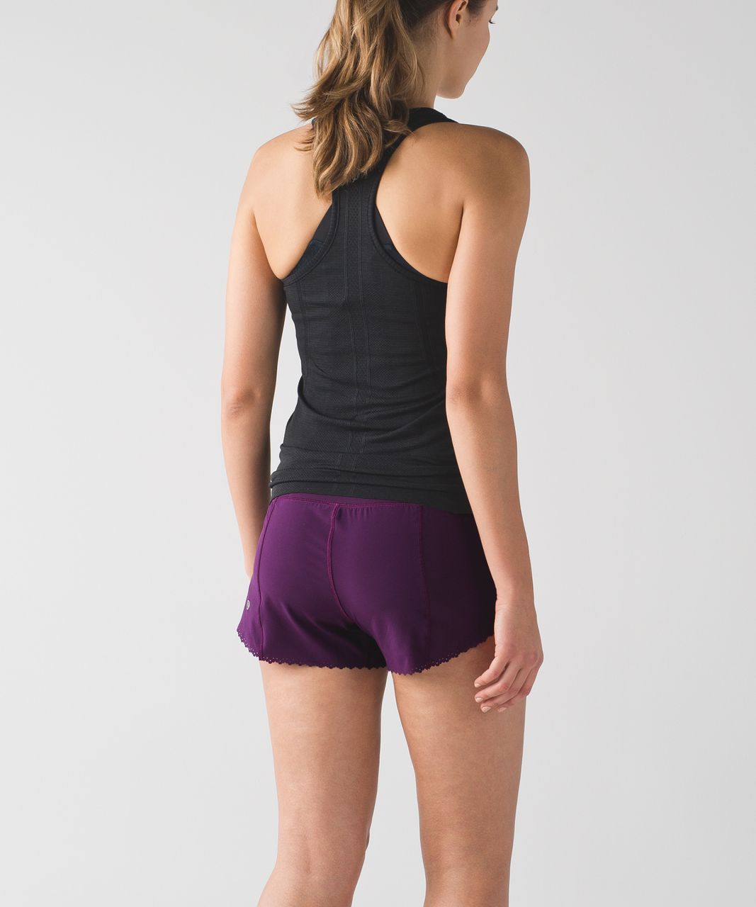 Lululemon Fast As Light Short - Darkest Magenta