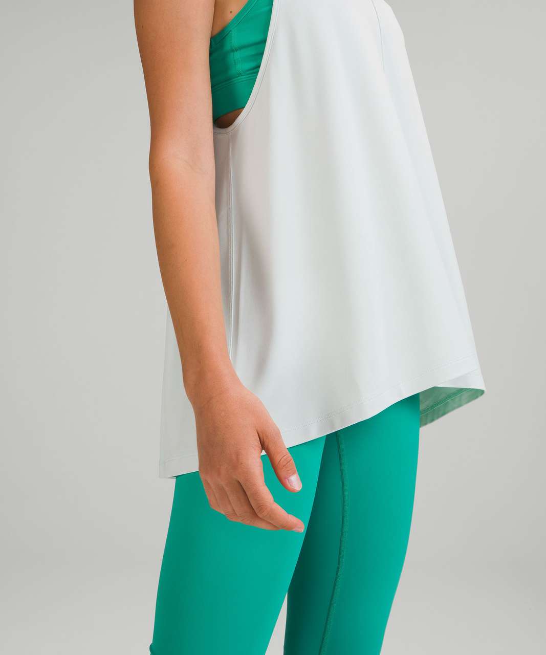 Lululemon High Neck Racerback Tank Top - Ocean Air