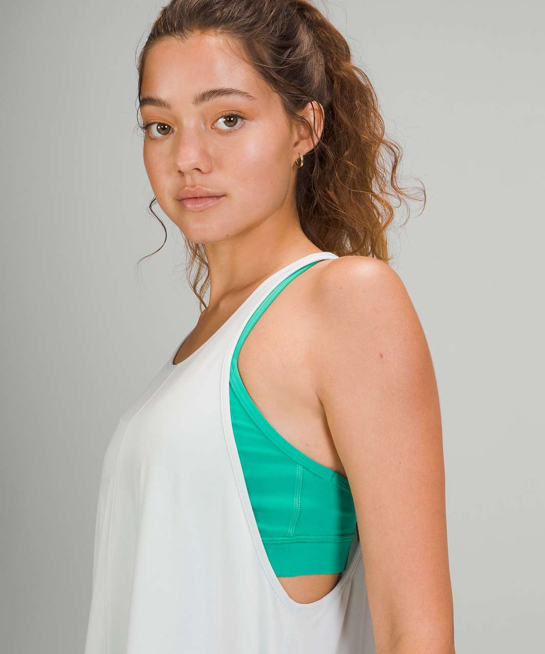 Lululemon High Neck Racerback Tank Top - Ocean Air