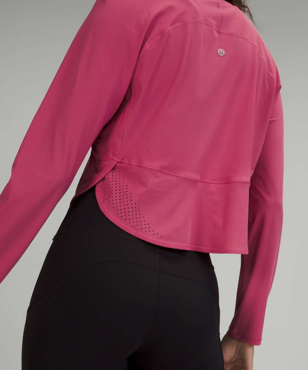 Lululemon Perfectly Oversized Crew - Pink Lychee - lulu fanatics