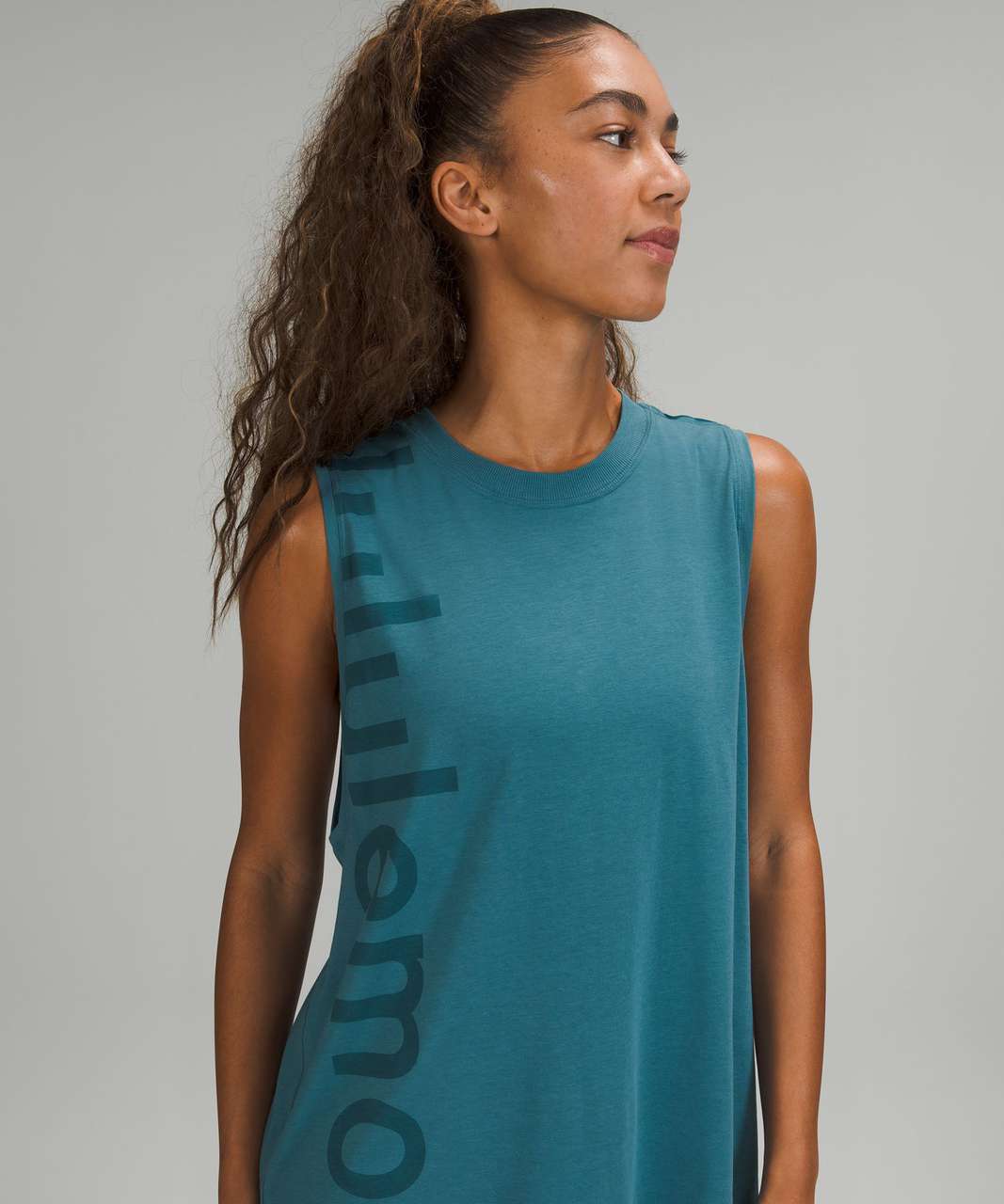 Lululemon All Yours Tank Top *Graphic - Capture Blue