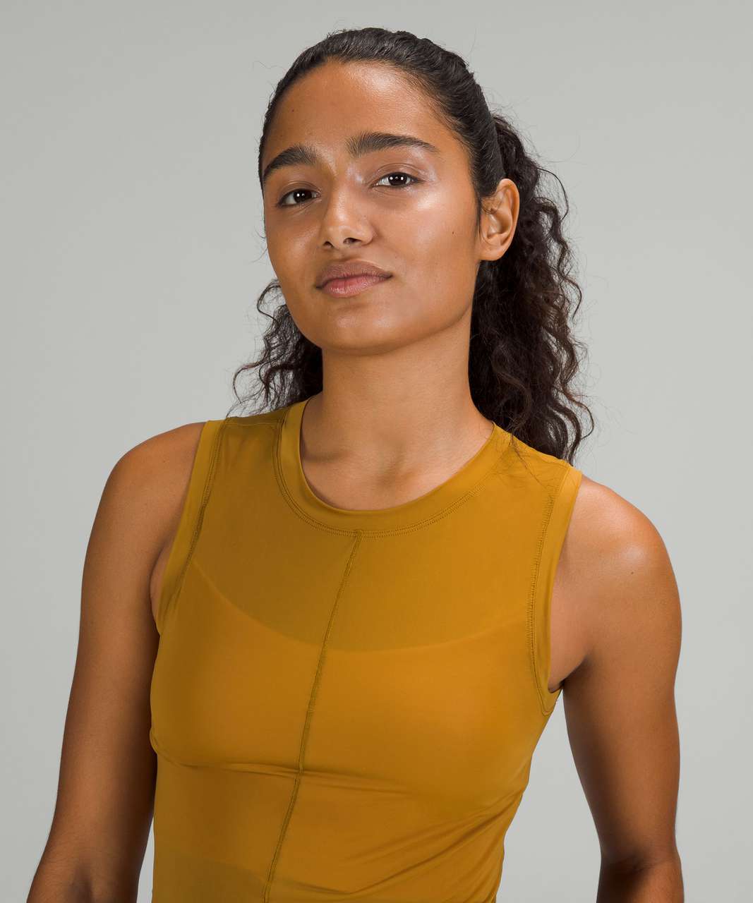 Lululemon Lightweight Jersey Tank Top - Gold Spice