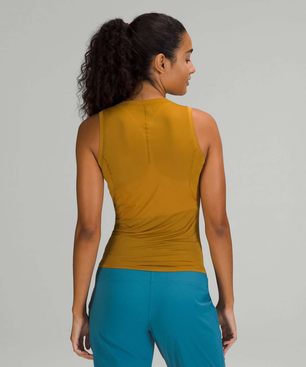 Lululemon Lightweight Jersey Tank Top - Gold Spice