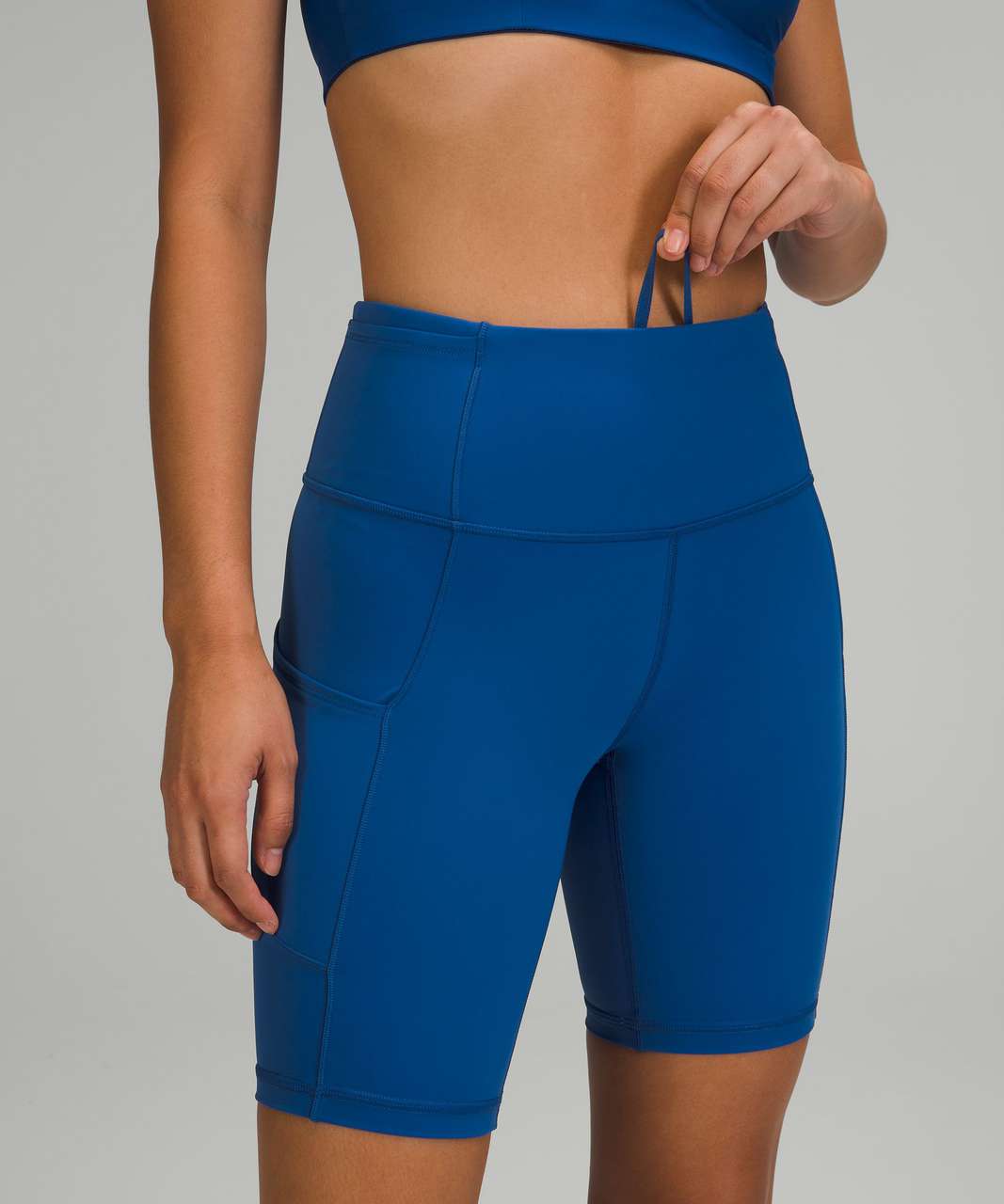 Lululemon Fast and Free High-Rise Short 8 - Symphony Blue - lulu