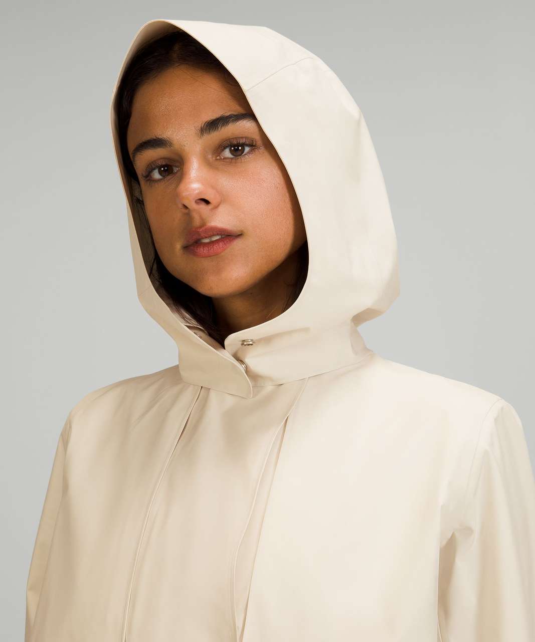 Lululemon Always There Trench Coat - White Opal