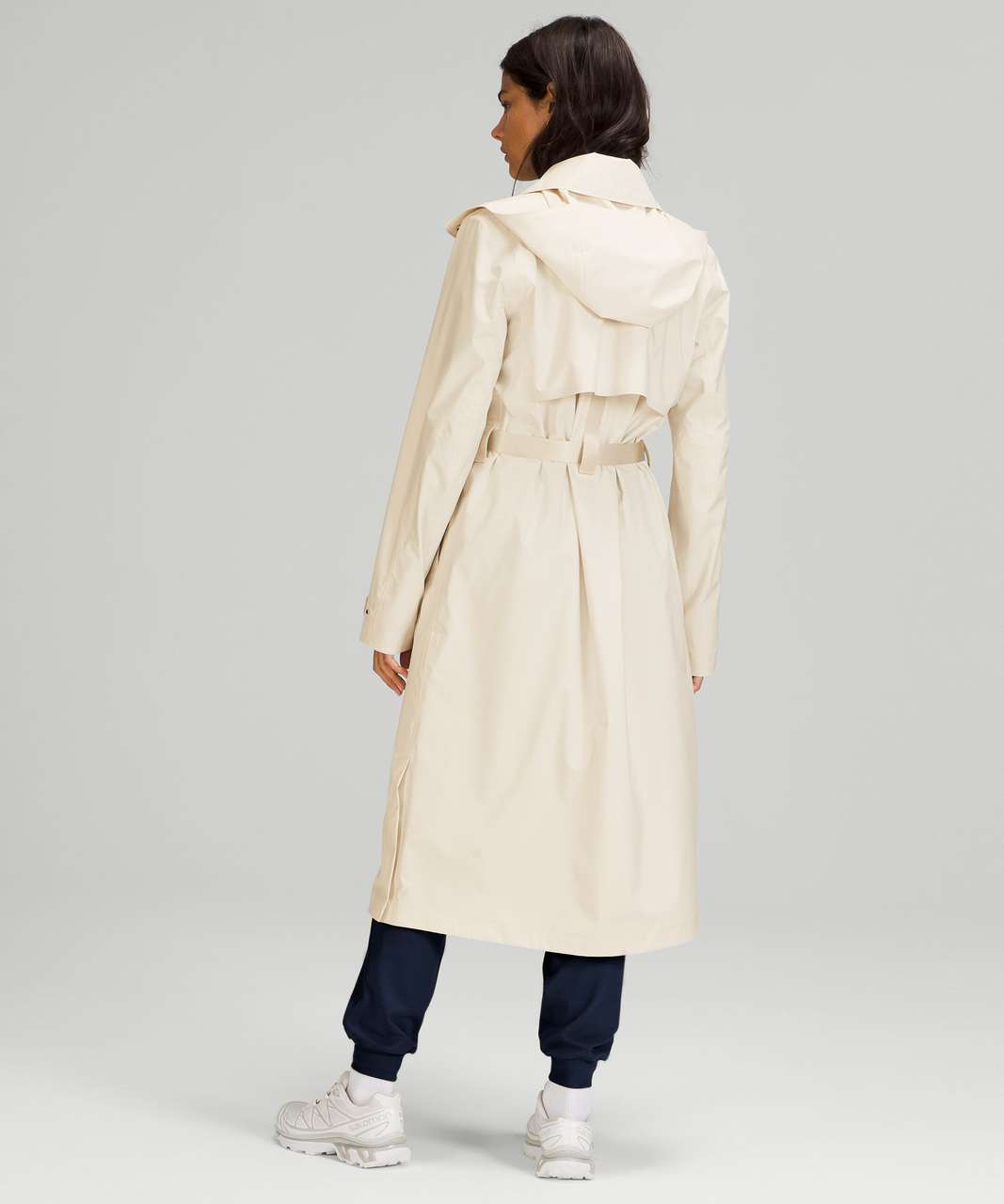 Lululemon Always There Trench Coat - White Opal