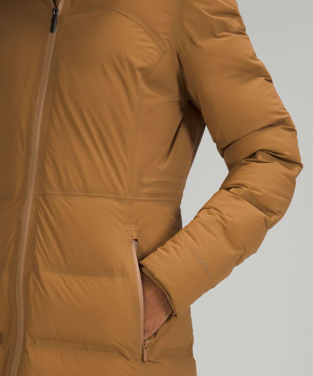 Lululemon Sleet Street Long Jacket - Bold Beige